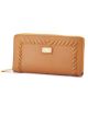 Semi Structured Long Zip Wallet 